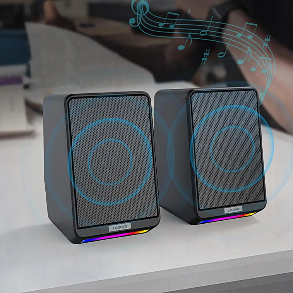 USB 인터페이스 1 쌍, 내구성 있는 인라인 볼륨 컴퓨터 오디오 발광 RGB 컴퓨터 오디오 핸즈프리 전화 PC 액세서리