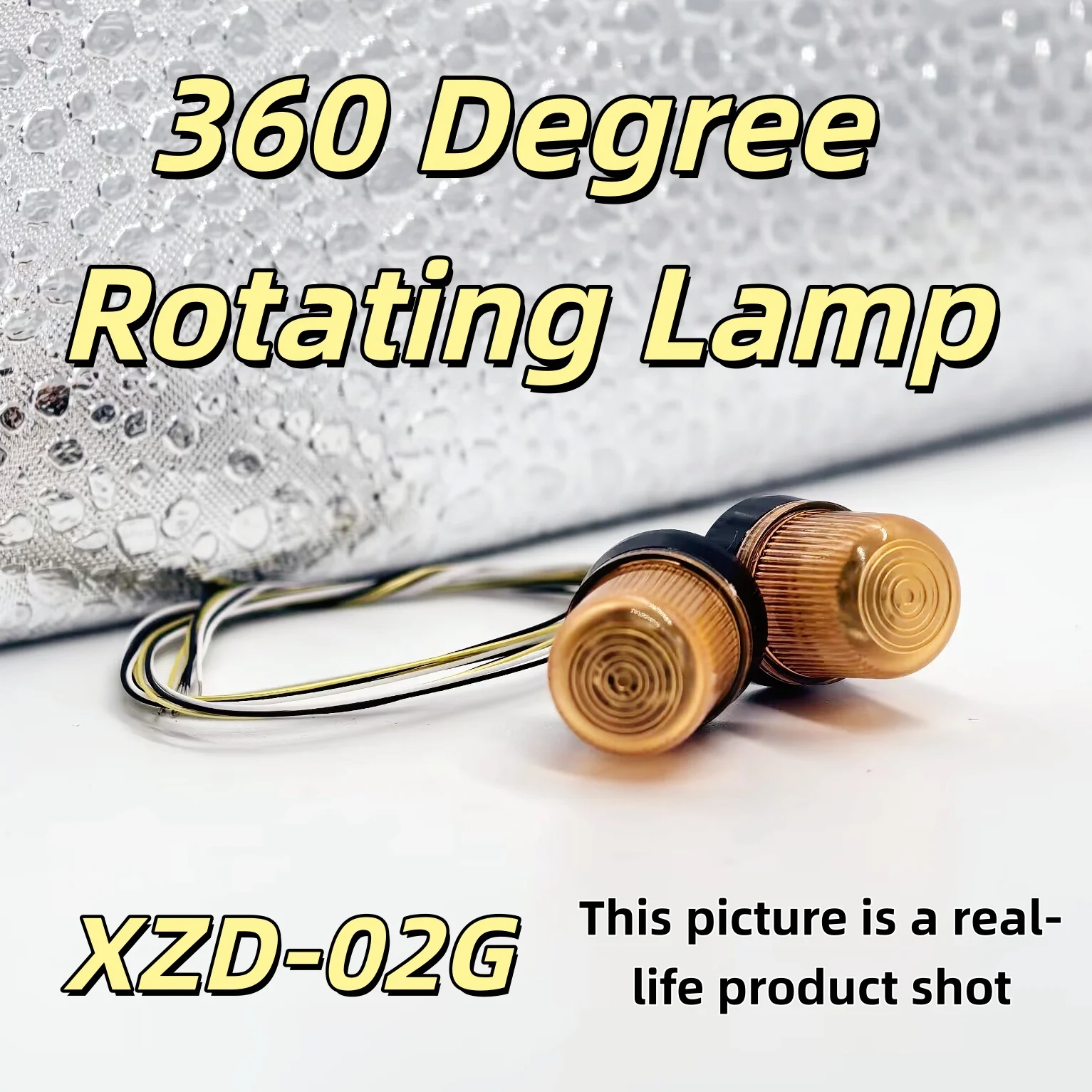 1 Set 360-Grad-Drehbare Lampe für 1/14 Tamiya SCANIA 770S für BENZ MAN VOLVO Warnleuchte Muldenkipper Ferngesteuertes Spielzeug Ersatzteile