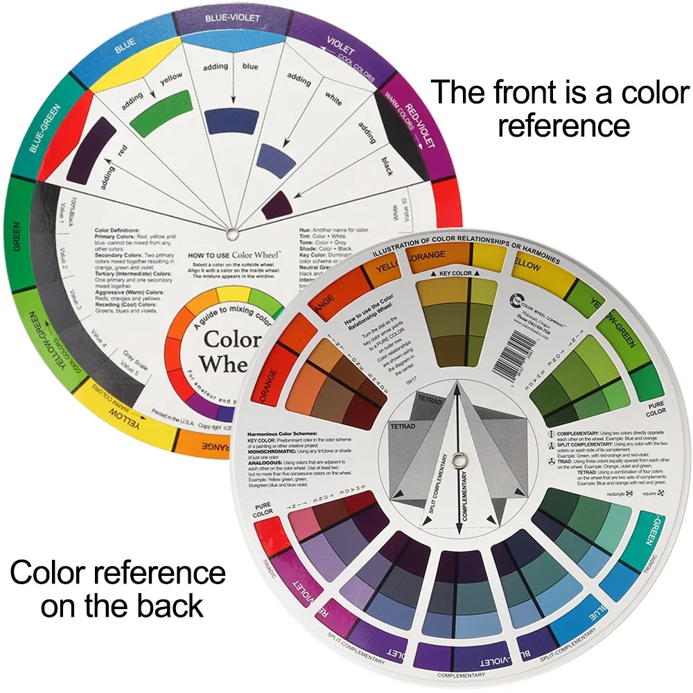 tattoo makeup supplies 1Pcs 12 Color Paper Card Tattoo Color Wheel Circle Chromatic Eyebrow Tattoos Design Nails Professional Pigment Makeup Supplies
