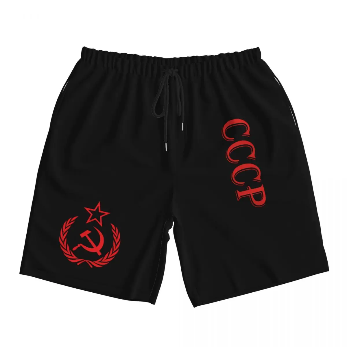 Summer Board Shorts Men CCCP Russian Surfing Funny Cool Design Beach Short Pants Stylish Quick Dry Beach Trunks Plus Size 4