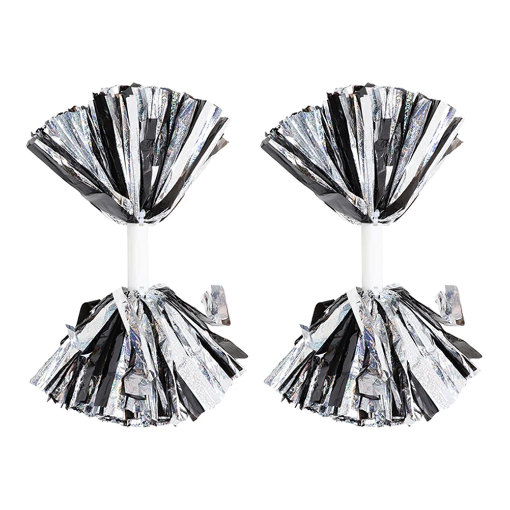 2Pcs Dance Pompoms Cheering Pompoms Gymnastics Cheer Pompom Cheerleading Props 4pcs dance pompoms cheering pompoms gymnastics cheer pompom cheerleading props