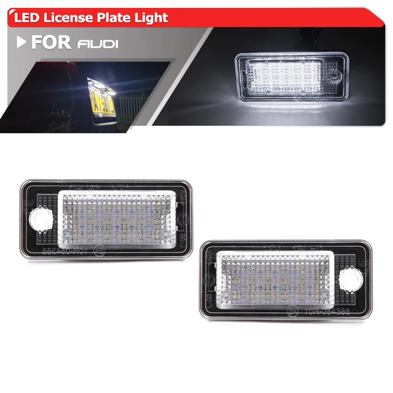 2 Luces Led Para Matrícula De Audi A4 A5 Q5 S5 | Cuotas Sin Interés
