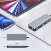 USB 8 in 1 Type C 3.1 To 4K HDTV Hub Adapter All USB3.0 SD TF Card Reader 1000Mbps RJ45 Gigabit for Macbook Notebook Computer 6