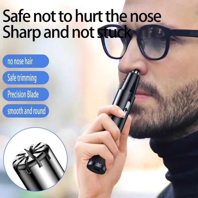 

Electric Nose Hair Trimmer For Men And Women Available With Low Noise High Torque High Speed Motor Washable Nasal Hair