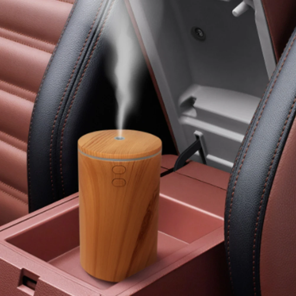 Car Aromatherapy Humidifier Material: ABS and PP 7-color LED light Usage Area: Less than 20 Cubic Yard Low noise