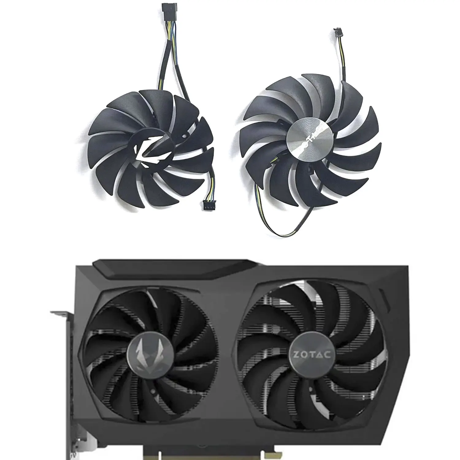 Ventola Nuovissima 89Mm 100Mm Muslimyga92S2U 4Pin Rtx 3070 3070Ti Gpu Per Ventola Di Raffreddamento Della Scheda Grafica Bilaterale Zotac Rtx 3070 307
