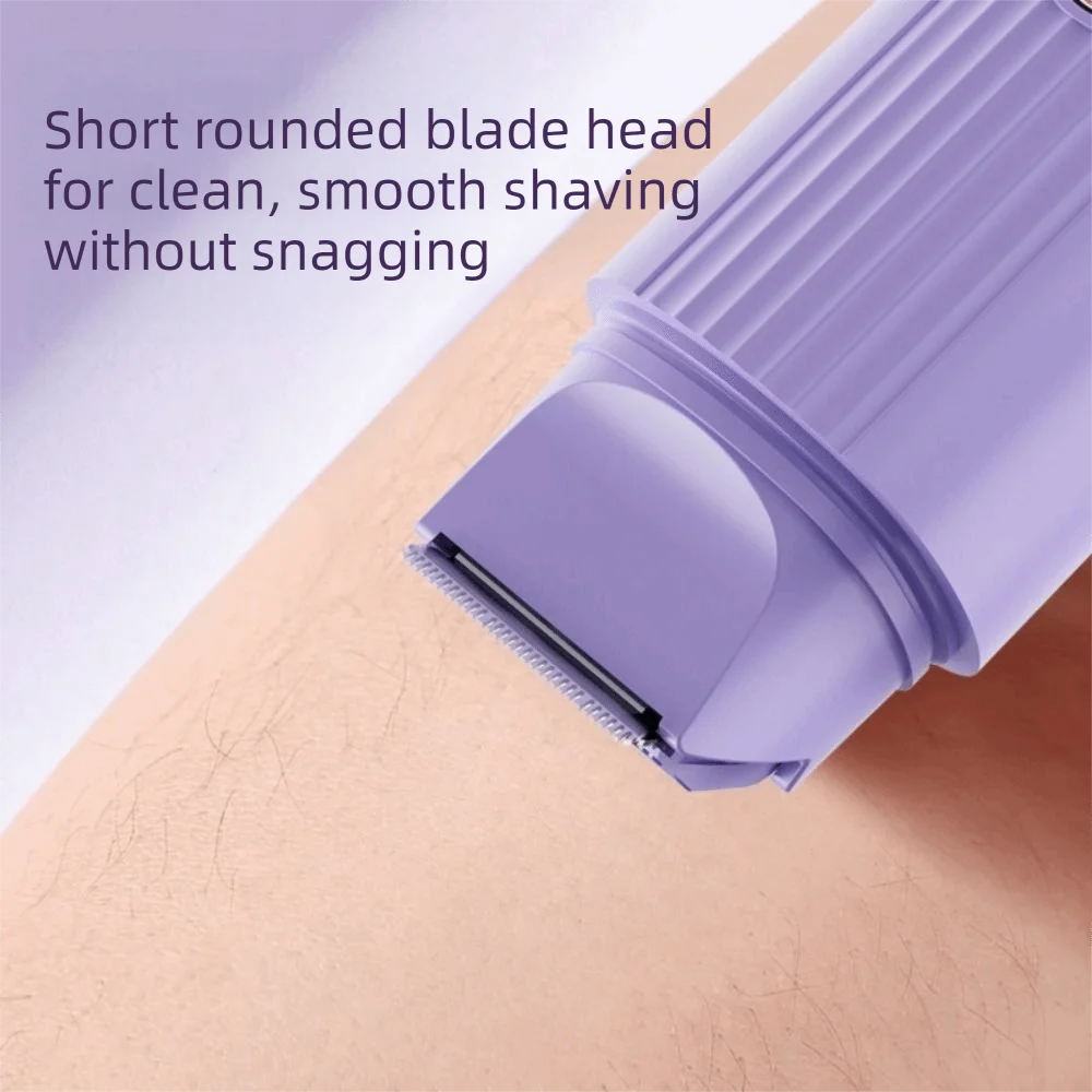 USB Rechargeable 2-in-1 Hair Removal Machine Wet Dry Use Painless Electric Razor Waterproof Detachable Body Trimmer