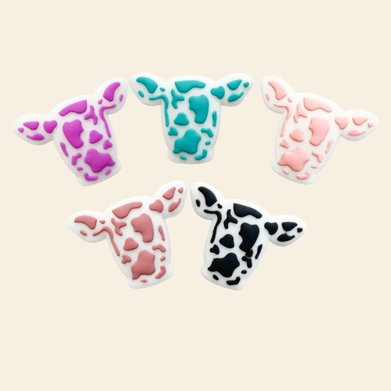 

Silicone Animal Bead Pacifier Clip DIY Kits Infant Teething Relief Freezer Teether Chewing Gift for Toddler Boys Girls G99C