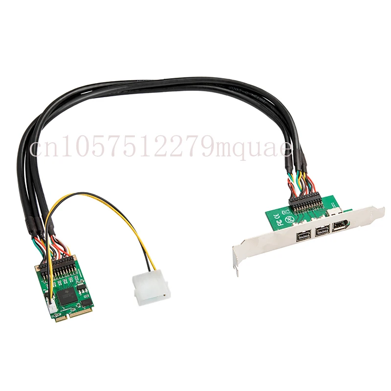 

Mini PCI-E к IEEE 1394 контроллерная карта 1 порт Firewire 1394A и 2 порта 1394B для цифровой камеры DV жесткий диск