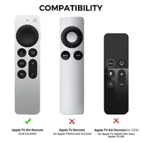 Silicone Protective Case Durable Cover For Apples TV Dustproof Generation 4K SiriRemote Control Shockproof Shell Skin Sleeves 2