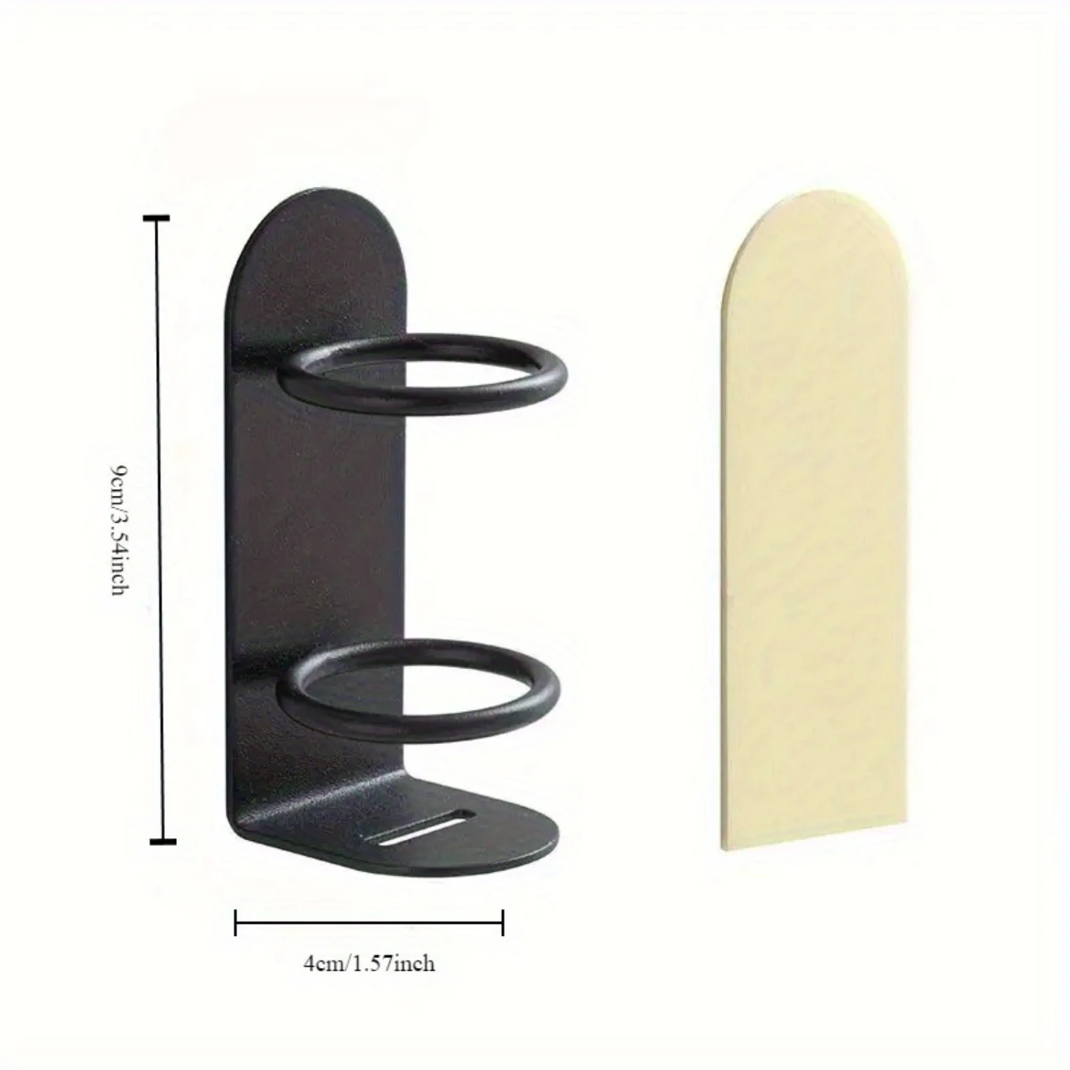 2pcs Wall-Mounted Toothbrush Holder, Punch-free Holder, Toothbrush Shelf, Organizer, Bathroom Accessories