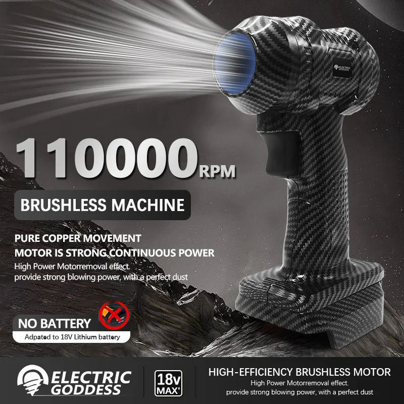 Mini ventilatore turbo violento portatile con motore brushless 90000 Mini ventilatore turbo violento portatile con motore brushless 90000