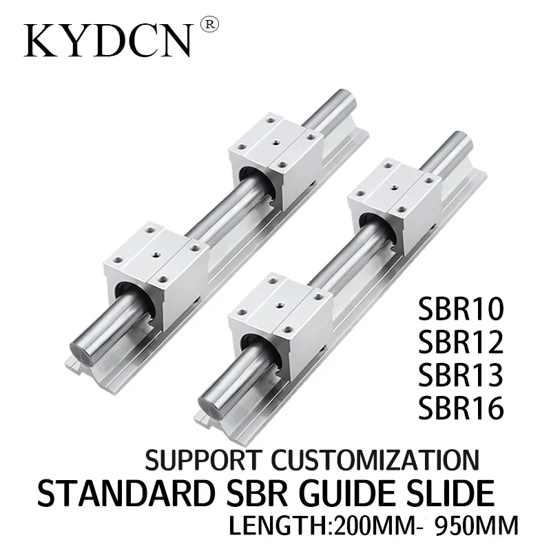 Kit De Guías Lineales SBR12/16/20/25mm + Bloques Deslizantes Para CNC - Ideal Para Proyectos De Automatización