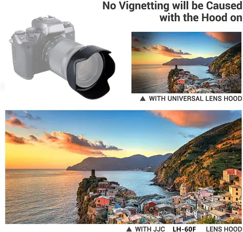 JJC EW-60F Reversible Lens Hood for Canon RF-S 18-150mm F3.5-6.3 is STM Lens on EOS R7 R10 for Canon EF-M 18-150mm F3.5-6.3 M50 - Image 5