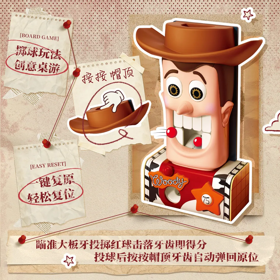 New Product Toy Story Original Woody Assembly Model Kit Round Game Tabletop Game Collection Model Statue Toys Hobby Gift 4