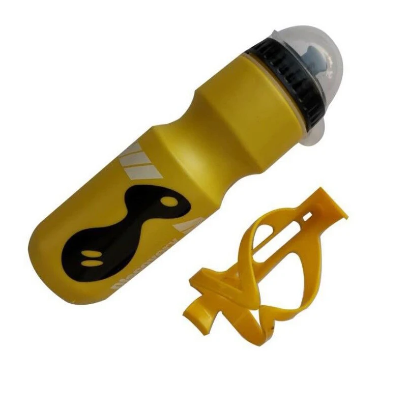Bike Water Bottle 750 Ml Lightweight Outdoor Gym Sports Portable with Rack