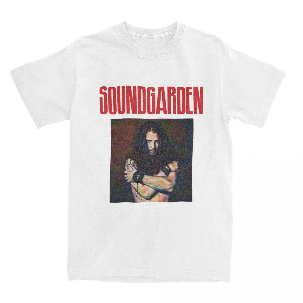 Футболка с коротким рукавом и круглым вырезом, из чистого хлопка