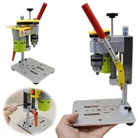 Mini Bench Drill Machine Precision CNC Table Drilling Machine B10 Chuck DIY High Precision Drilling Machine DIY Wood Metal Tools 2