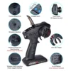 DUMBORC X10P-350 10CH 2.4GHZ 4.8-12V RC Transmitter with X10F Receiver for Remote Control RC Car Boat Model Toys Accessories 3