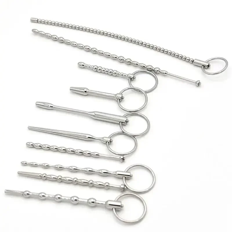 Stimulation Massage Penis Plug Sex Toys For Male Masturbator Medical Themed Toys Urethral Sound Electric Shock Urethral Dilator