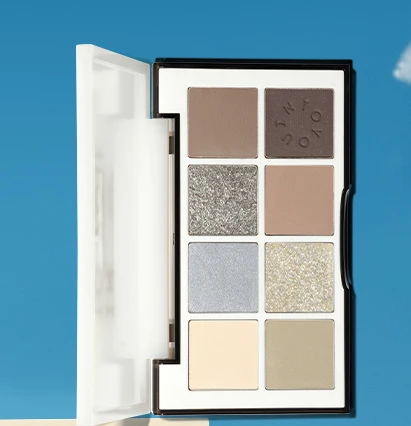 

Coconut Eye Shadow Plate Cement Sequins Matte Broken Eye Shadow