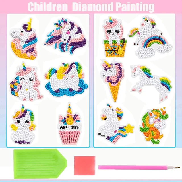 5D Pittura Diamante Adesivo per Bambini, Unicorno DIY Diamond Painting  Adesivo Kit, Giochi Strumenti da Disegno Mosaico Arts Artigianato per  Bambina Natale, Regalo di compleanno, 6 7 8 9 10 Anni : : Giochi e  giocattoli