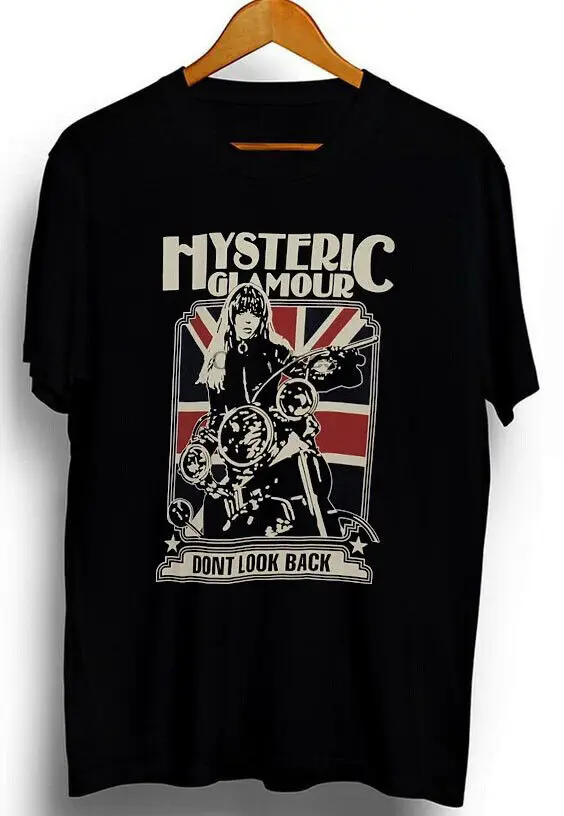 Remake HYSTERIC GLAMOUR Nice Design T Shirt, black cotton