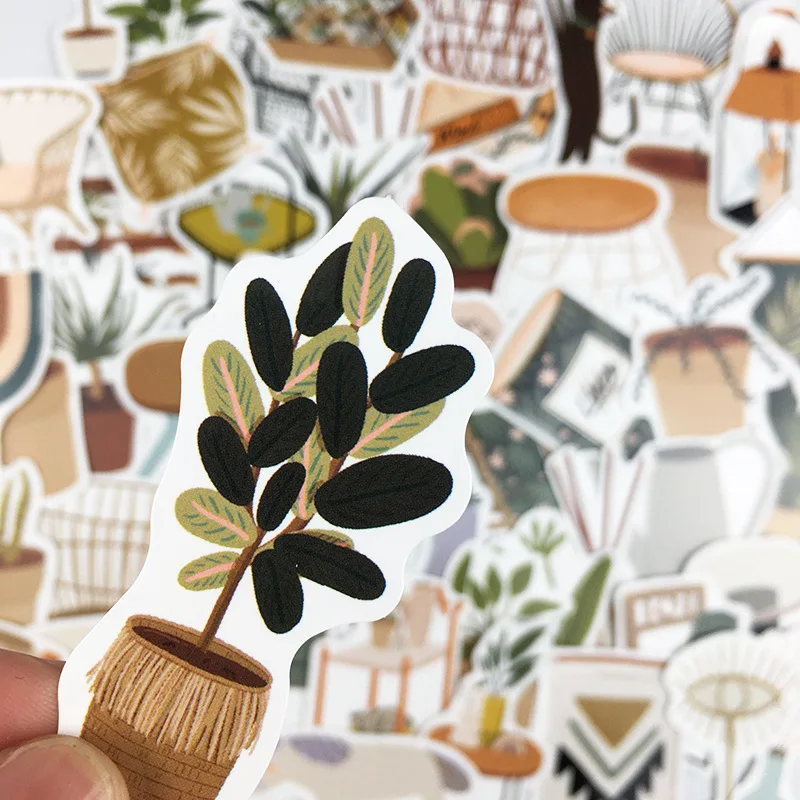 북유럽 가정용 스티커, 노트북 자전거 기타 스케이트보드 스티커, 어린이 DIY 그래피티 방수 스티커 장난감, 10 개, 30 개, 50 개