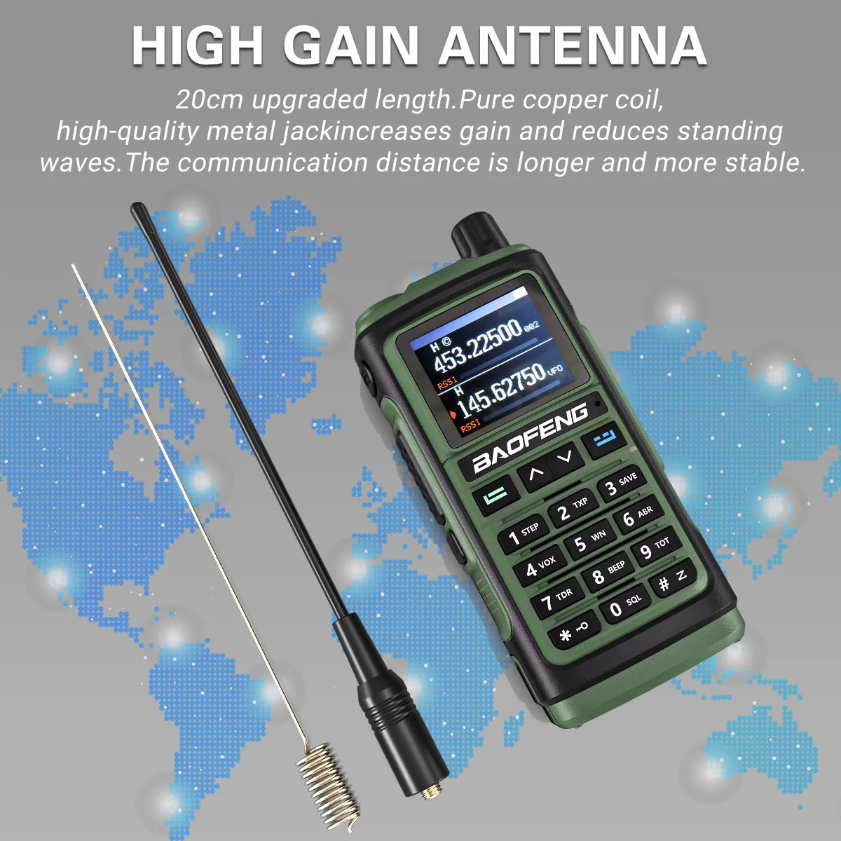 Baofeng UV-17 Pro 10W Walkie Talkie 16 KM Long Range Portable Ham Radios FM  Amateur Professional 2-Way Radio UHF VHF for HunTing AliExpress