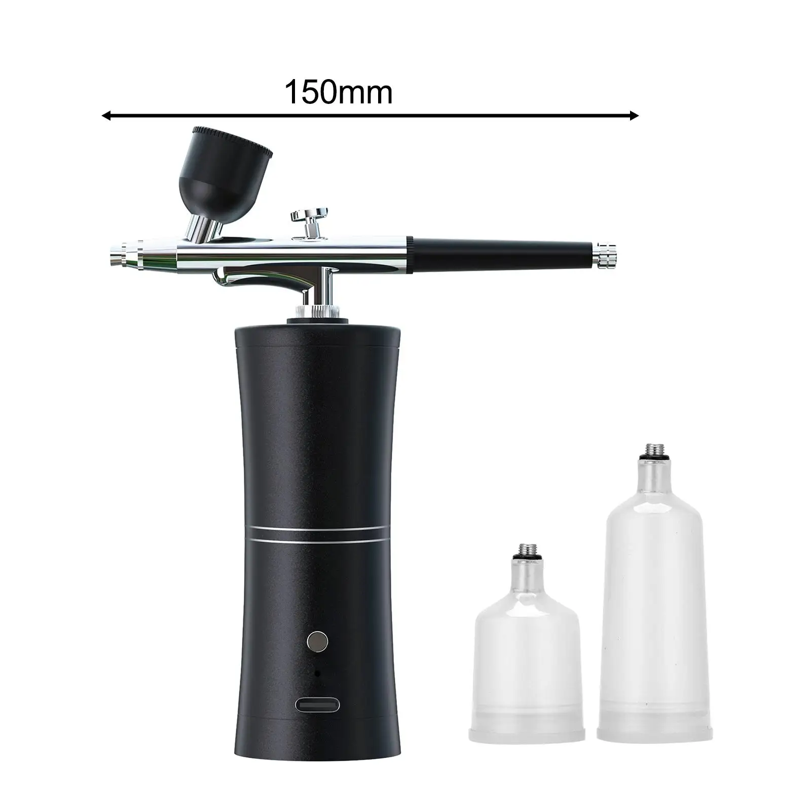 Airbrush Paint Sprayer Kit with Compressor for Manicure Makeup Model Painting Portable USB Rechargeable Airbrush