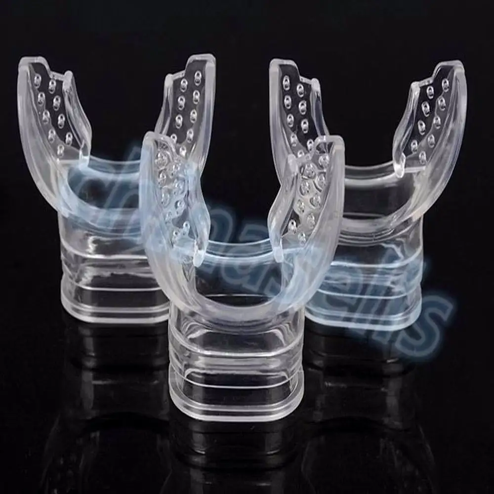Safe Silicone Diving Mouthpiece Diving Snorkel Swimmers Snorkel Swimming Snorkel Underwater Dive Tube Snorkel Mouthpiece Regulator Swimming Snorkel Accessory kid adult