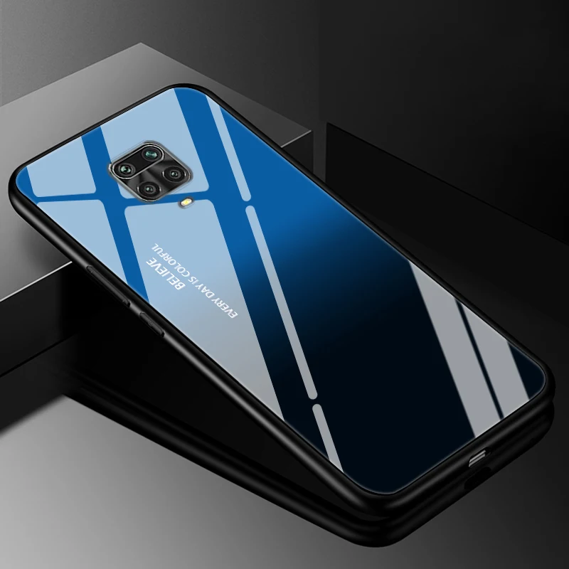 Premium Tempered Glass Hard Case with TPU Bumper