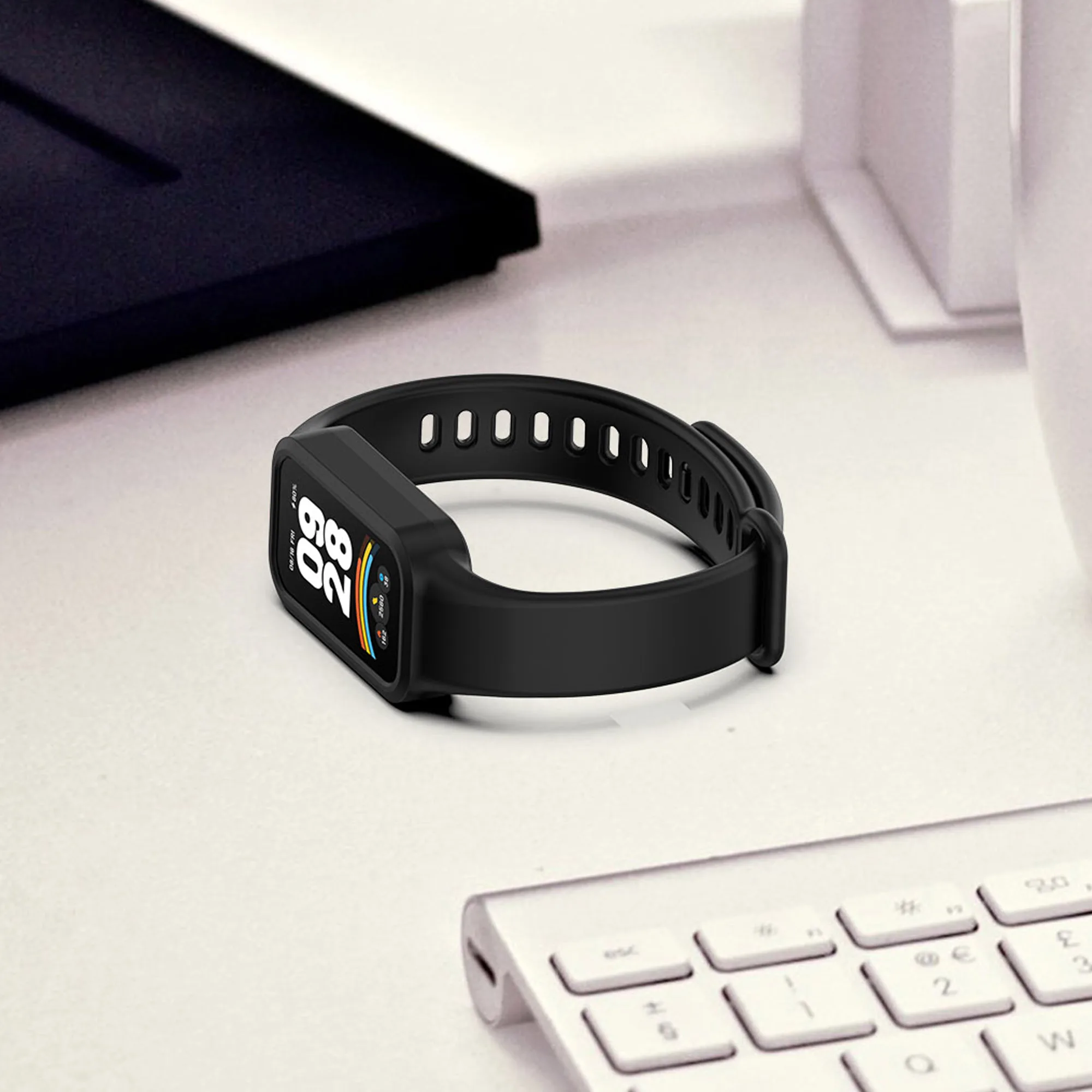Sport Silicone Strap and Case Set - Premium Rubber Bracelet
