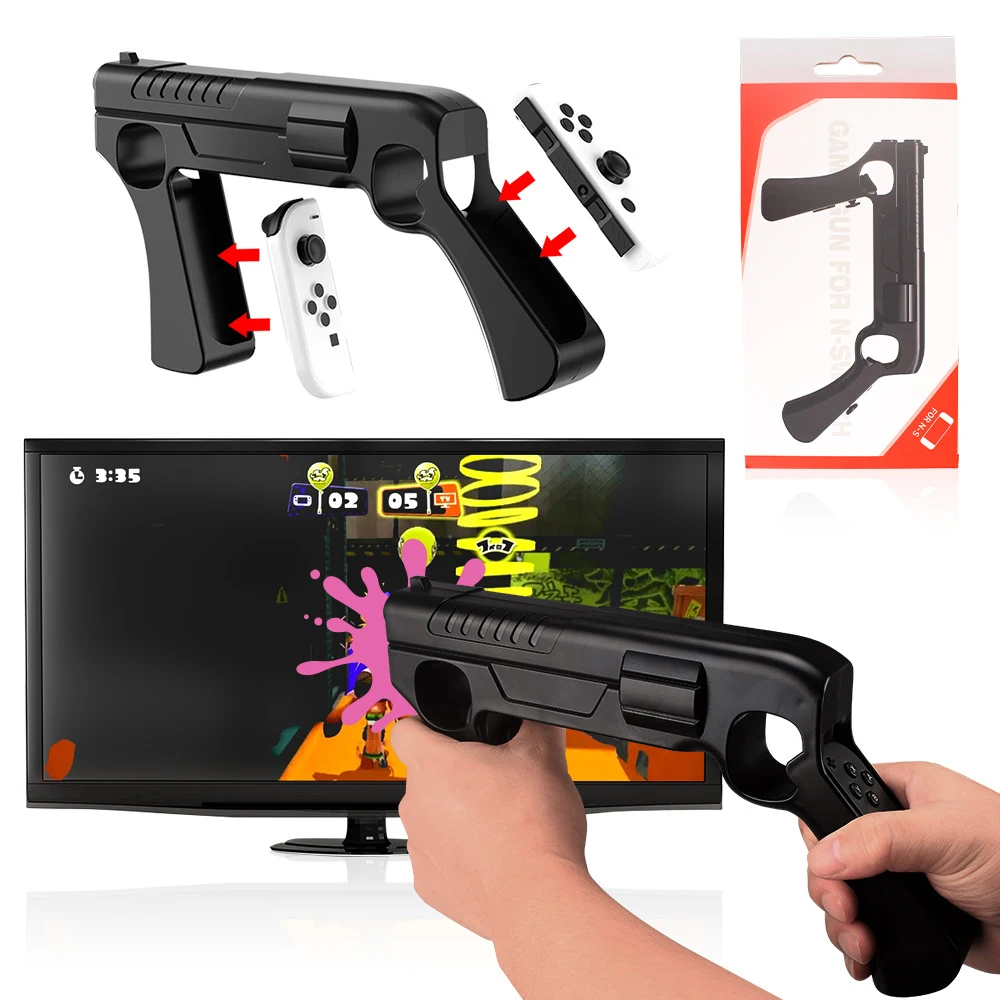 1PCS For Nintendo Switch Splatoon3 Handgrip Sense Joystick Stand for Joycon Nintendo Switch Joypad Gaming Gaming Accessories