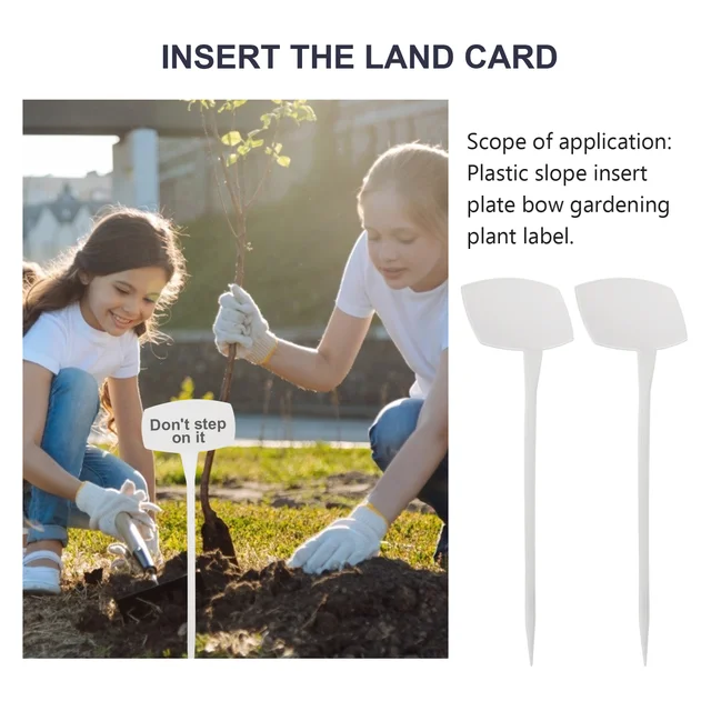 20 Pcs Címke Nagy Növények Pot Marker Földkártya Óvodai Kerti Címkék Tétfa Kertészkedés Akkesorries - Image 6