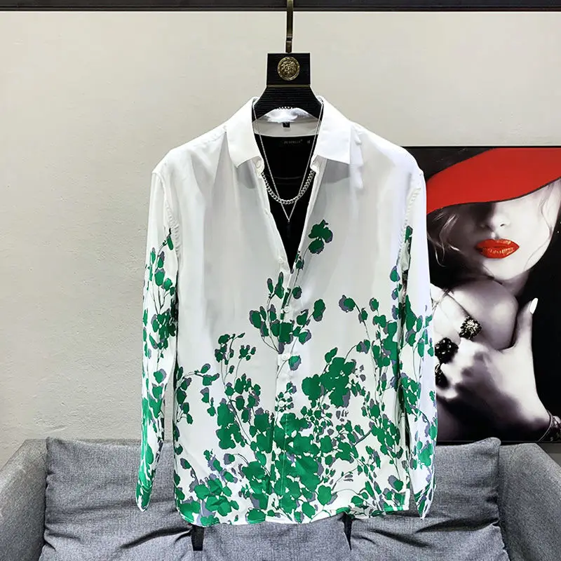 Cs065 Fashion Men's Shirts 2022 Runway Luxury Famous Brand European