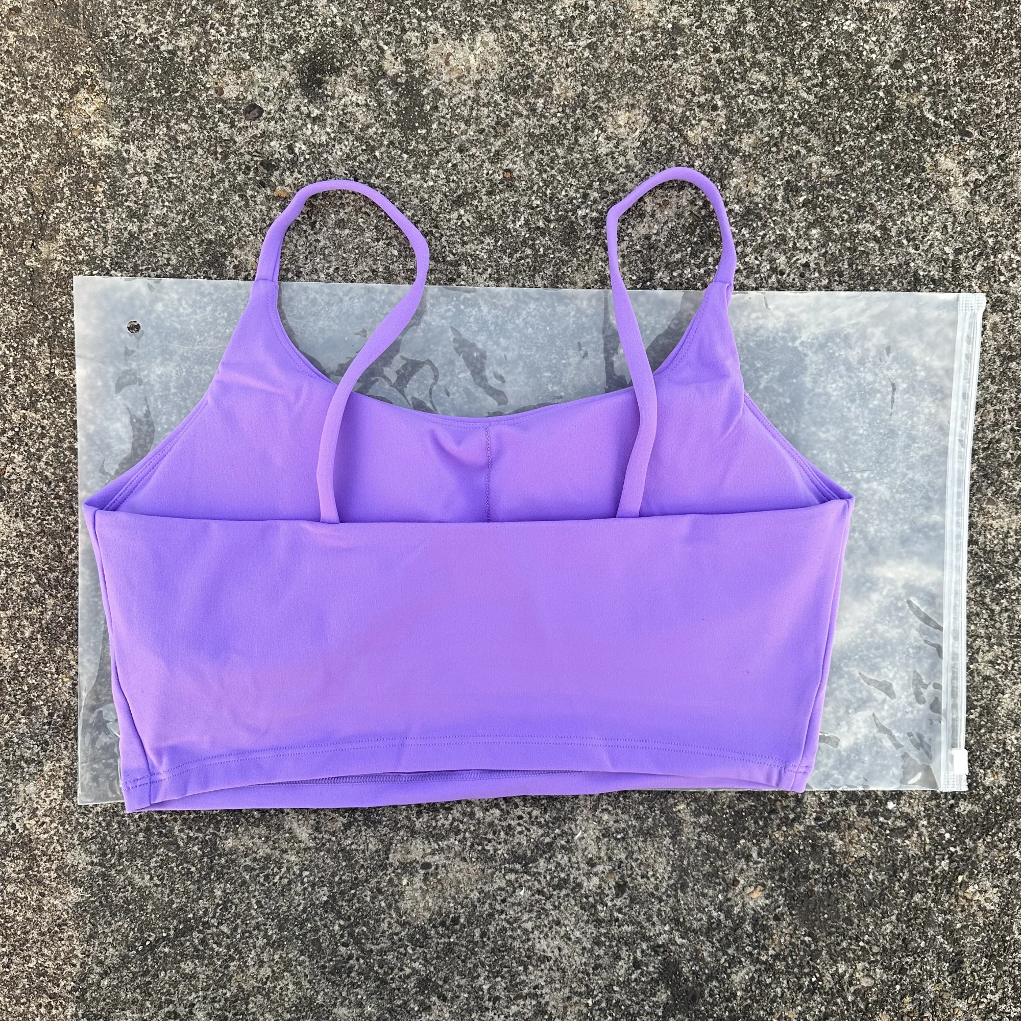 Solid Color Women Fitness Sports Bra Top Gym Yoga triangle backless Athletic Back Cutout Cross Tight Workout Soft With Chest Pad