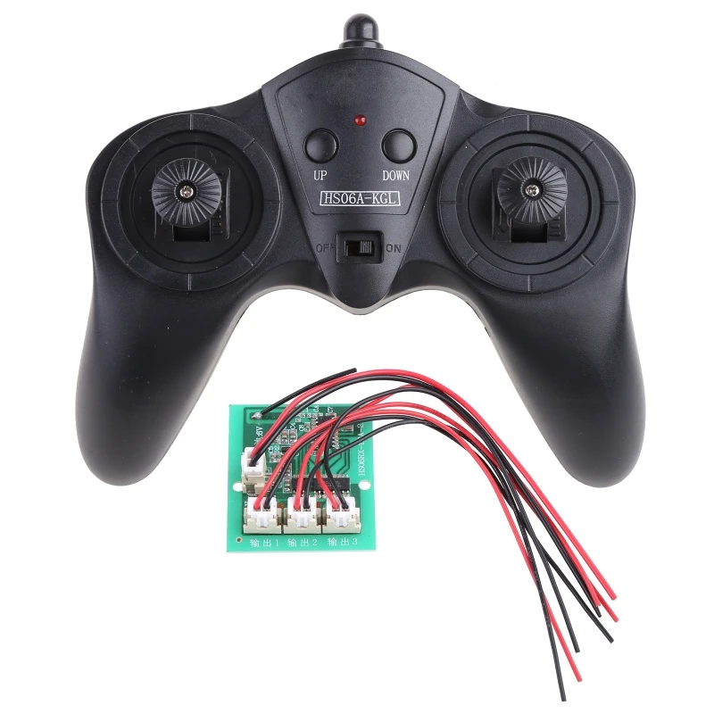 

Remote Controller Transmitter & Receiver Set 2.4G 6CH Car Boat Transmission Control Device for Kids Car Ship Toy 1560