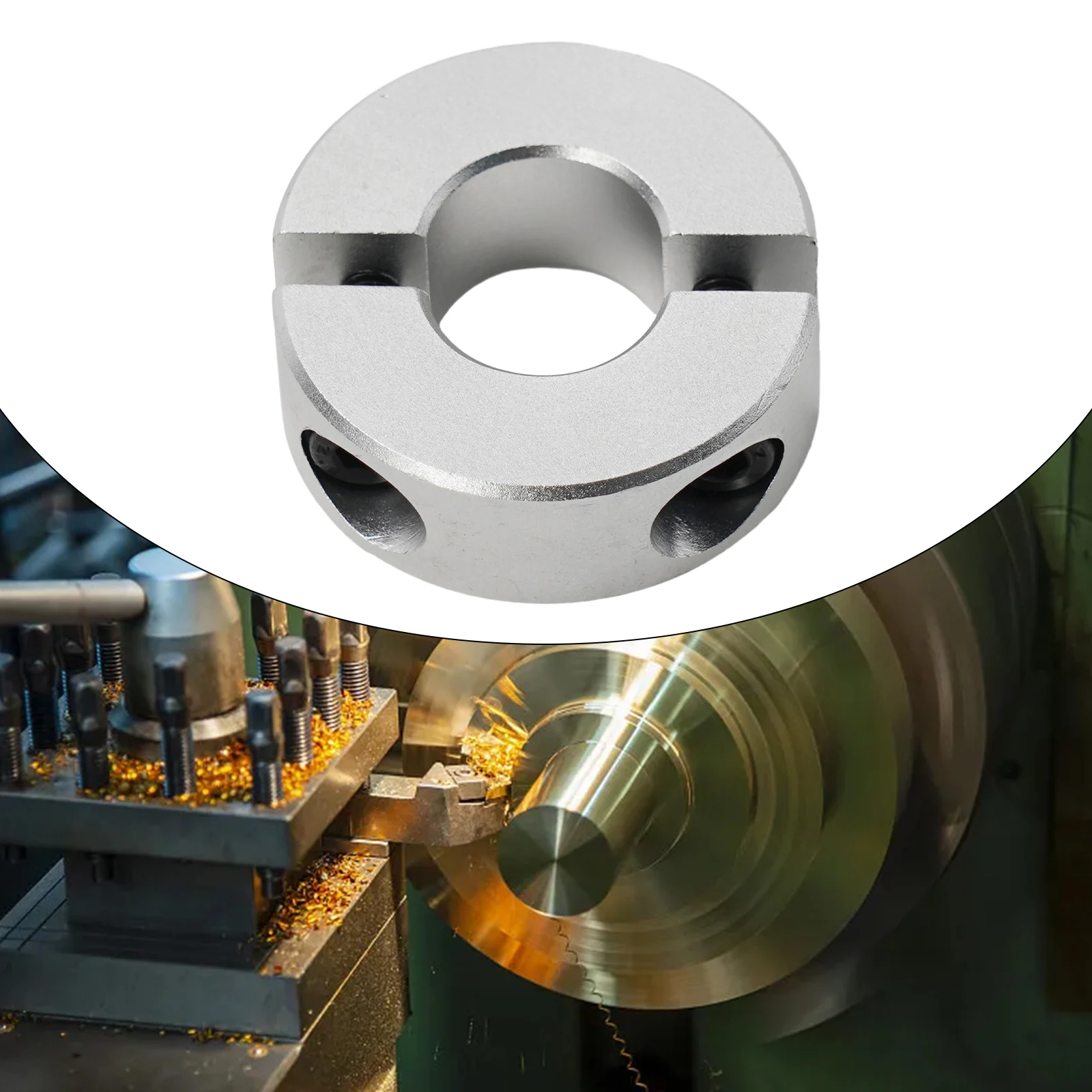 

1pc Clamp Collar Fixed Rings Clamping Ring Double Split 13mm To 30mm Shaft Clamp Tool Accessories And Parts Replacement