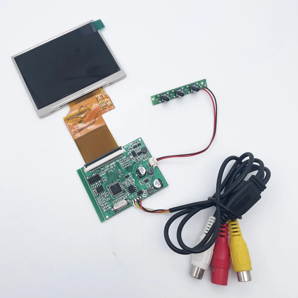 3.5 TFT LCD 디스플레이 모듈 키트 LQ035NC111 320*240 자동차 반전 시스템, 산업, 악기 용 드라이버 보드의 2 웨이 AV
