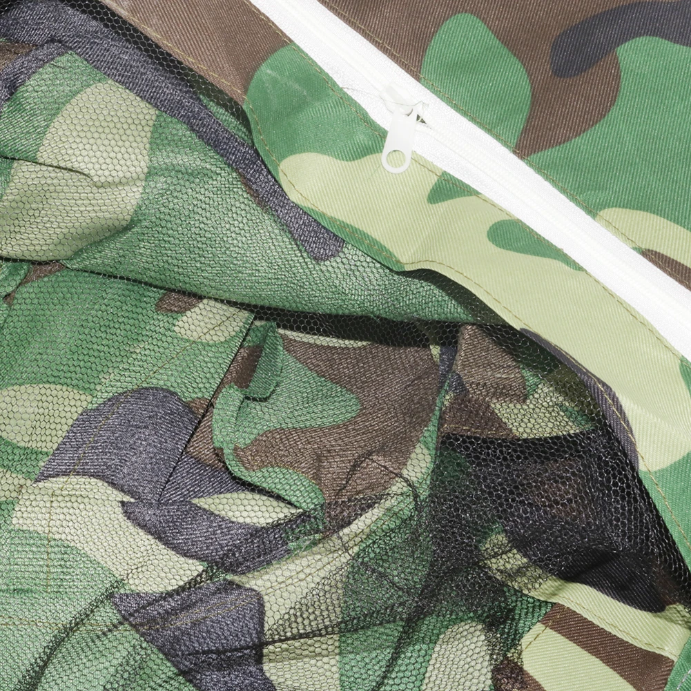 Summer Camouflage Beekeeping Hat Beekeeper Beekeeping Clothes Bee Sting Protection Clothing Hood Tools Height 178cm