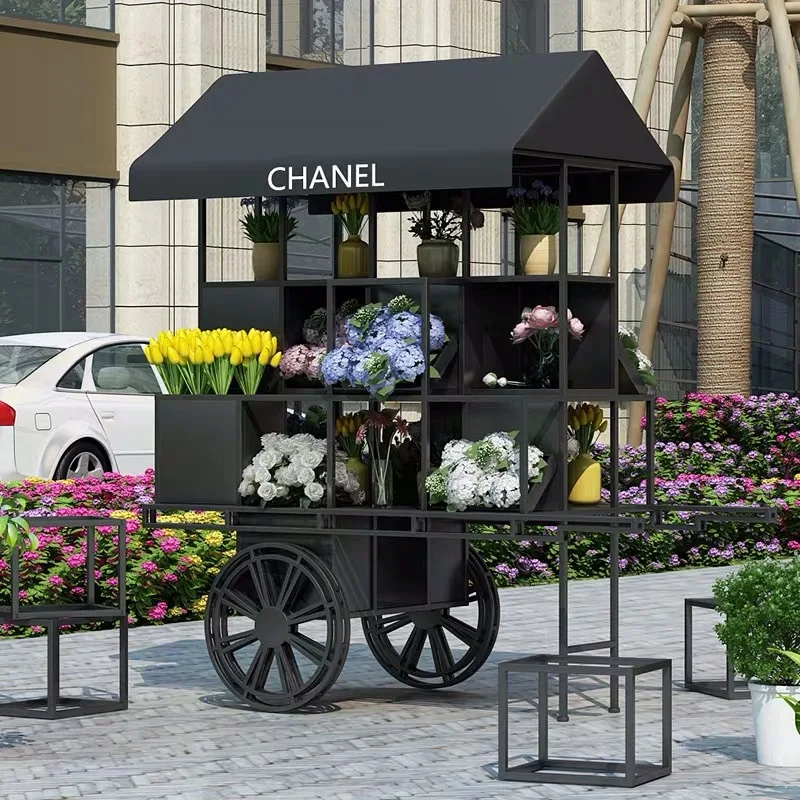 Iron Outdoor Decor Wedding Decor Props Gardening Photography Flower Stand Ornaments Flower Shop Display stand float ornaments