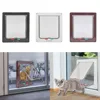 4 Way ABS Animal Pet Kitten Puppy Security Flap Door Safe Dog Cat Gate Doors 2