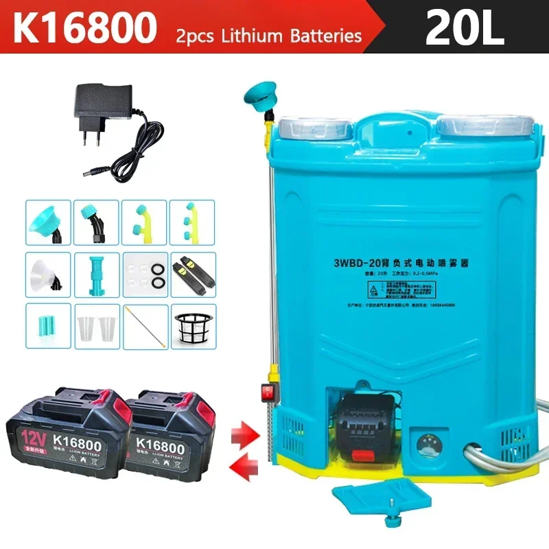 Electric sprayer Quick Replacement Lithium Battery Intelligent Pesticide Dispenser Agricultural Garden Irrigation 20L