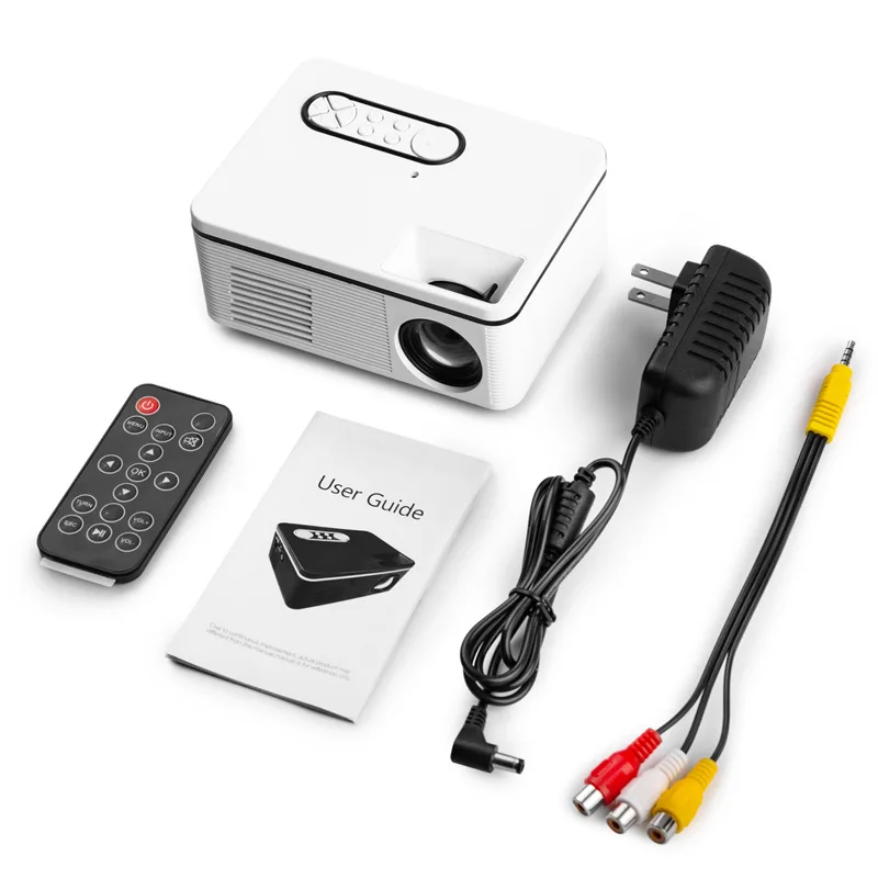 W18 Mini proyector LED con Miracast - Mini Proyector Home Media