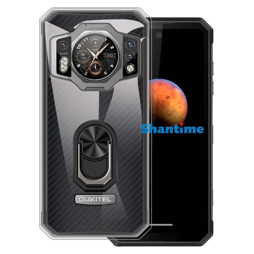 REY Pack 3X Cover in Gel TPU Trasparente per OUKITEL WP50 5G, Ultra Sottile 0,33 mm, Morbido Flessibile, Custodia Silicone