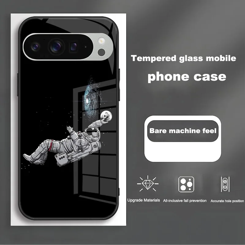 Luxury Tempered Glass Phone Case Cover with Enhanced Protection