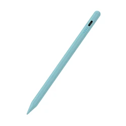 Premium Universal Stylus Pen with Fine Tip and Rechargeable Design - Ideal for Drawing and Note - Taking (Blue)