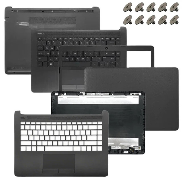Nouvelle coque pour ordinateur portable HP 14-CM 14-CK 14-DG 240 G7 245 246 G7, couverture arrière/lunette avant/charnière/Palmrst supérieure/inférieure L44056-001 1