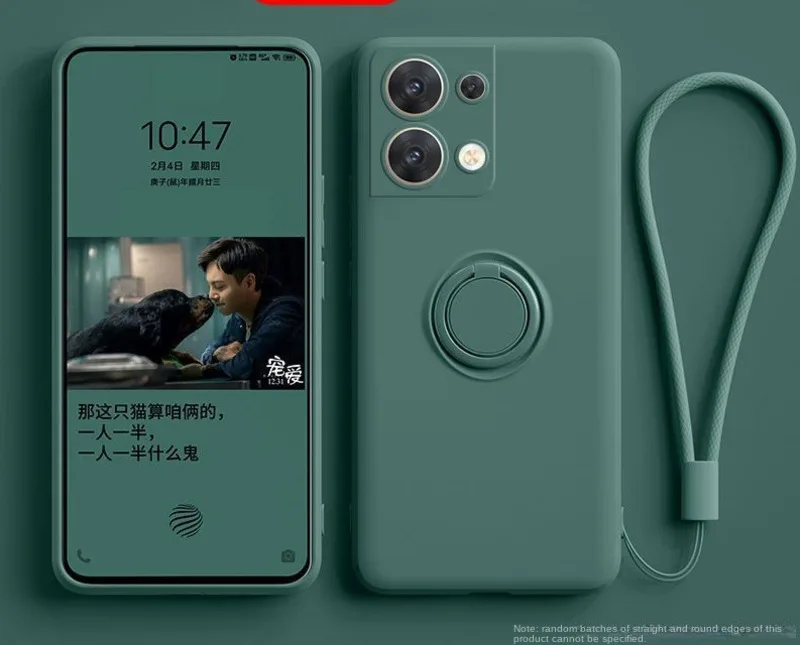 Per Oppo Reno 8 Pro Custodia Per Reno 8 Capas Supporto Paraurti Posteriore In Silicone Liquido Antiurto Morbido Per Cover Oppo Reno 8 Pro Fundas